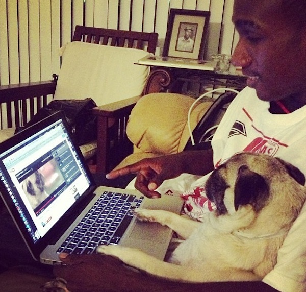 Meet Bubbles, the Lovable Pug Who Lives with Rapper Hopsin