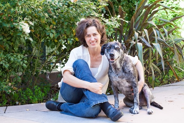 Dr. Scarlett with her dog, Huri. (Photo courtesy SF SPCA)