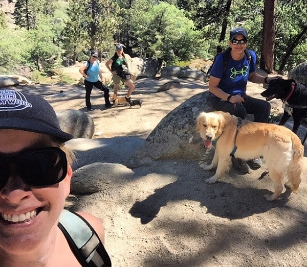 4 Women + 5 Dogs = Awesome Getaway (Photo by Wendy Newell)