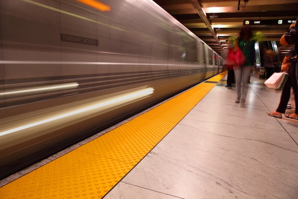 San Francisco train by Shutterstock.