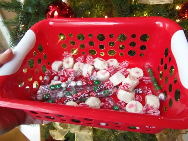 This is all they left behind. The basket had been full to the brim and these two Grinches picked out all the good stuff. I didn't find even a single empty wrapper left behind. (Kara Martinez Bachman photo)