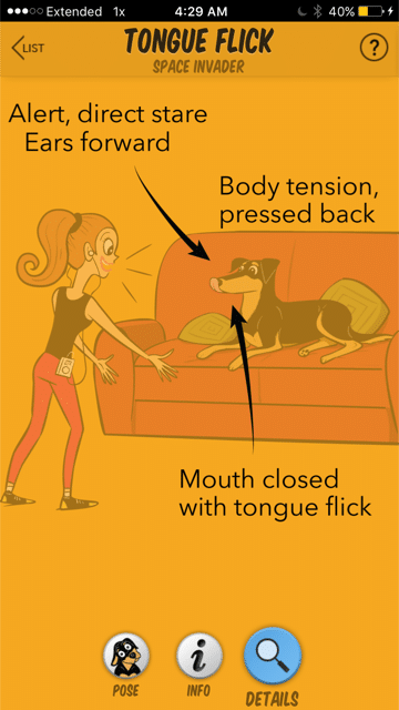 DogDecoder TongueFlickDetails - How to Prevent Dog Bites During the Stressful Holiday Season