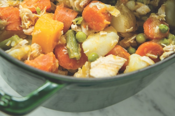 Turkey Stew closeup - 4 Dog-Friendly Holiday Recipes That Humans Can Eat, Too