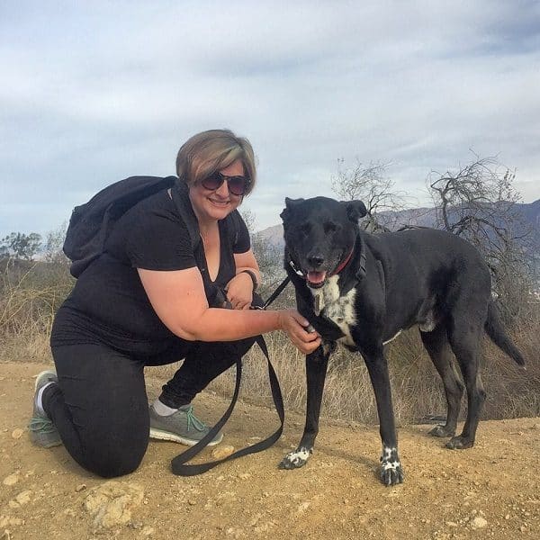 Riggins and his friend Sam on a hike before he pulled her off he side of a hill. (Photo by Wendy Newell)