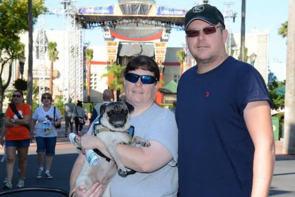 Dawn and James during returned to Disneyworld thanks to Pia Pia. (Photo courtesy Dawn Taylor)