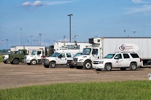 The Texas A&M Vet Fleet helping during Hurricane Harvey.