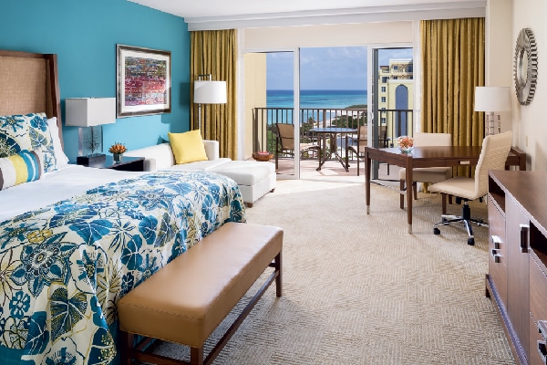 The rooms come with private balconies to enjoy the view. 