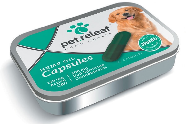 Pet Releaf CBD-Infused Capsules 10-Pack.