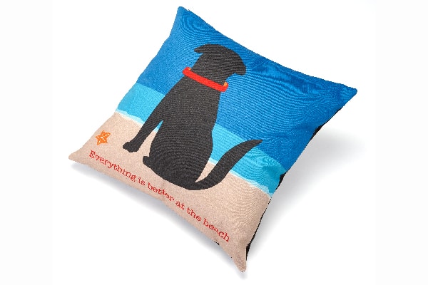 Up Country Dog-Themed Accent Pillows.