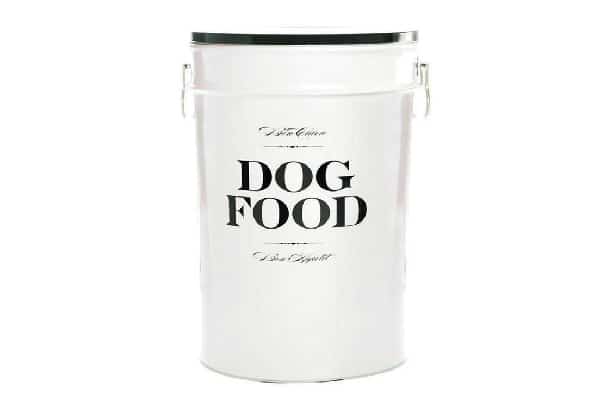 Look for this fun dog food storage container at sylvesterandco.com