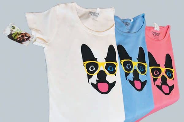 Boston Hips-Terrier Tee by Chopper & Otis.