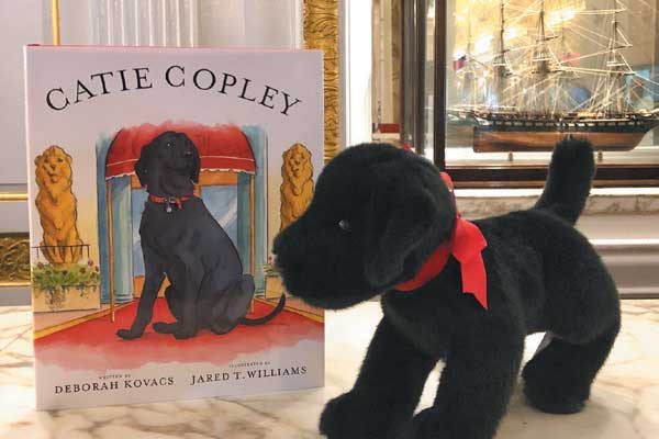 Get a stuffed black Lab toy, just like Carly — the Fairmont Copley Plaza’s canine ambassador — plus a book about her predecessor in the Canine Adventure Package.