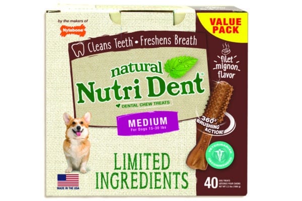Nylabone Limited-Ingredient Dental Chews