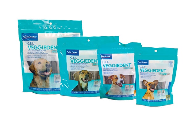 C.E.T. VEGGIEDENT FR3SH Tartar Control Chews.