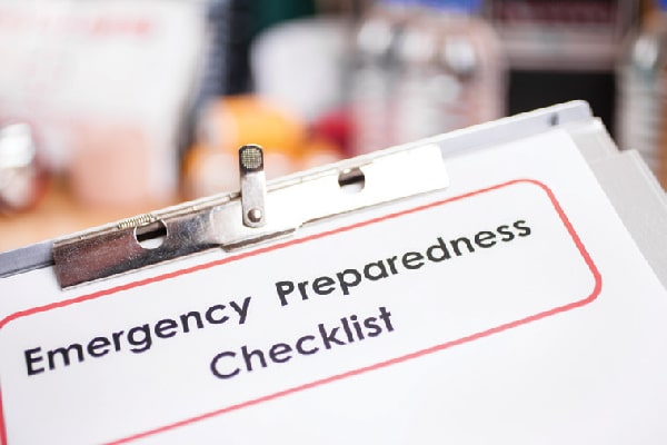 Emergency preparedness checklist.