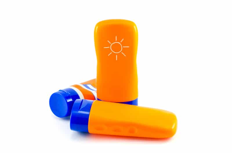 sunscreen bottles