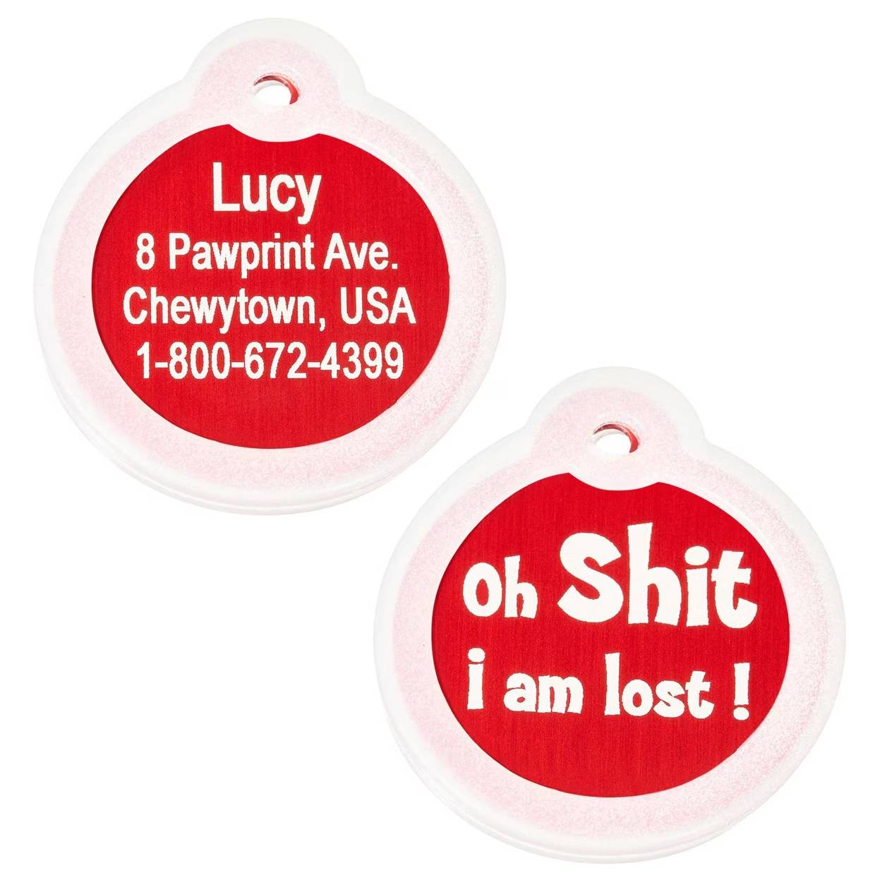 GoTags Aluminum Personalized Dog ID Tag