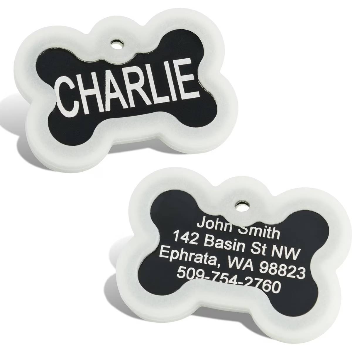 GoTags Aluminum Silencer Dog ID Tag