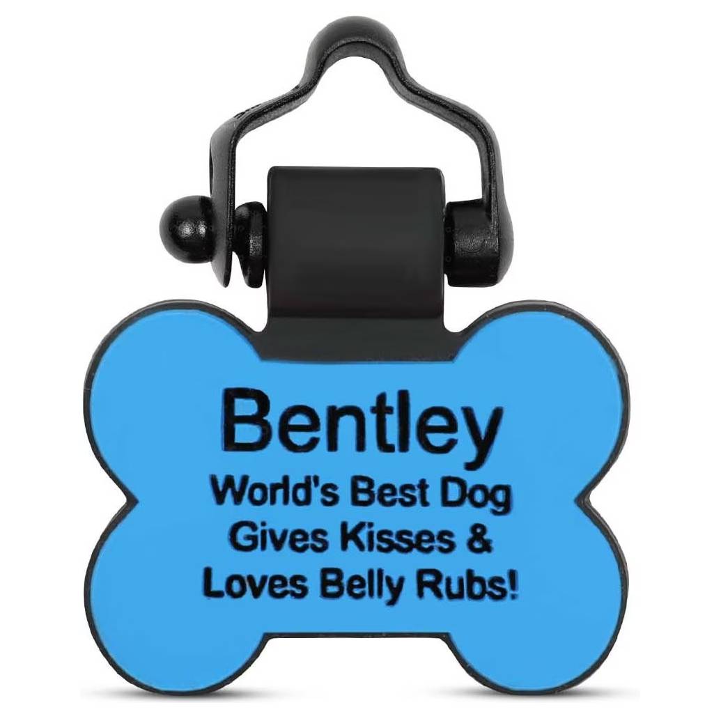 SiliDog The Silent Silicone Dog ID Tag