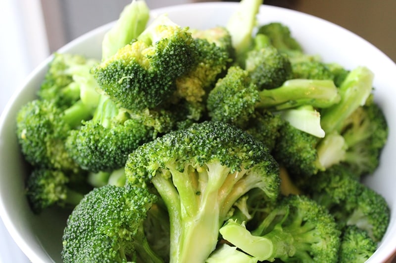 a bowl of broccoli