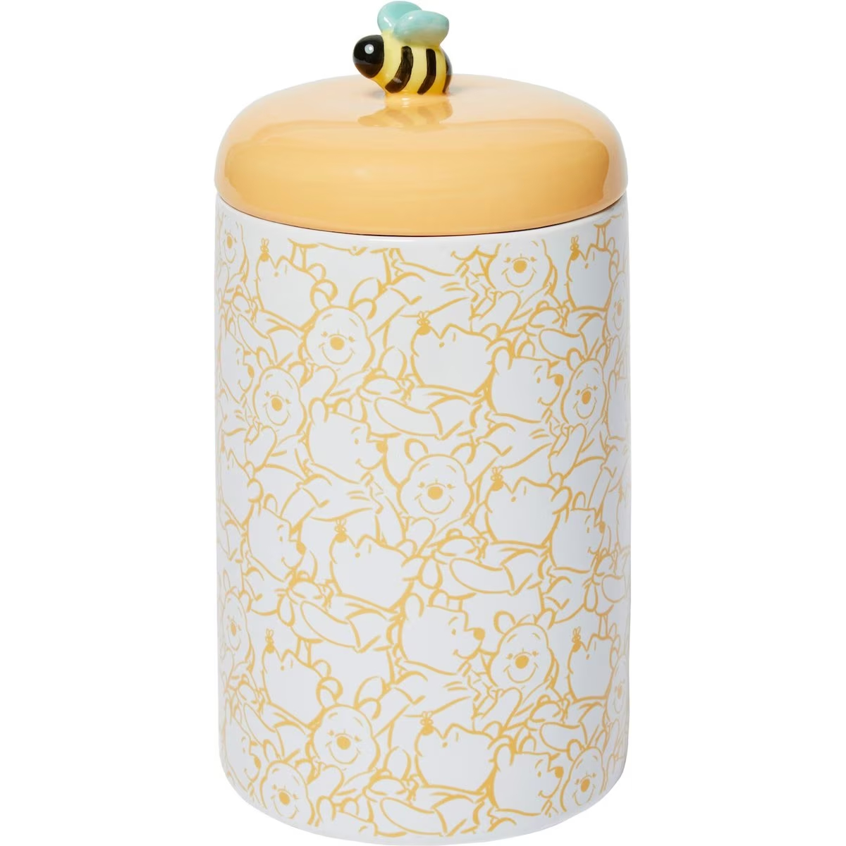 Disney Winnie the Pooh Yellow Ceramic Dog & Cat Treat Jar