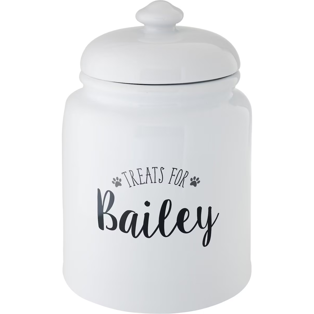 Frisco Ceramic "Treats for" Personalized Treat Jar