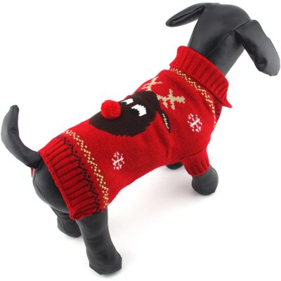 Dog Ugly Reindeer Christmas Sweater