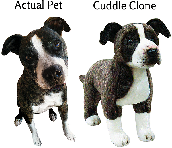 black pitbull stuffed animal