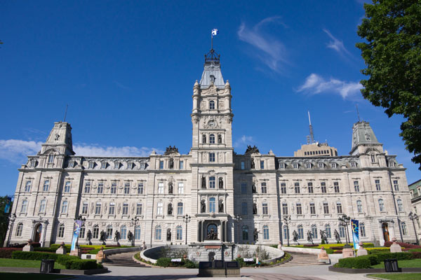 Parliament building in Quebec City, Canada by Shutterstock