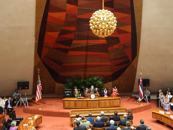 The Hawaii State Legislature. (Photo by Eric Broder Van Dyke / Shutterstock)