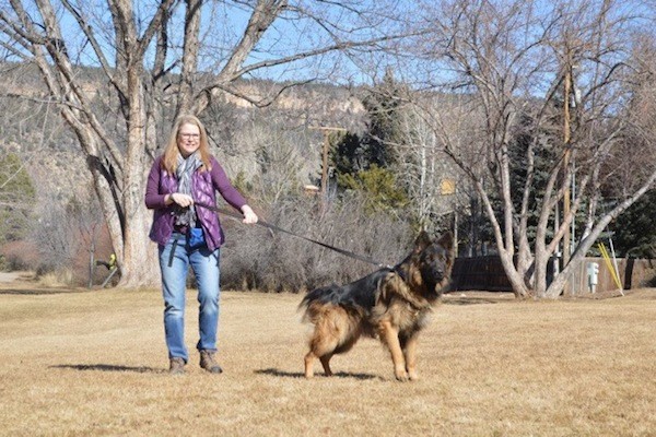 This is NOT a loose leash. (Photo courtesy Tica Clarke Photography)