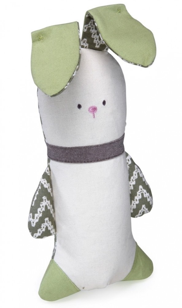 This Crinkle Bunny Dog Toy is safe for both children and dogs.