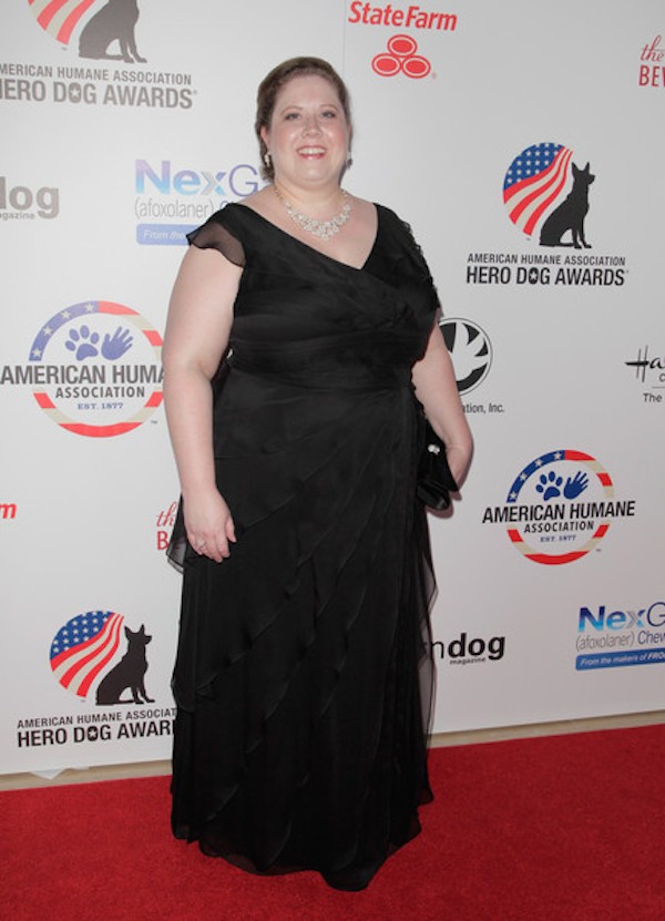My first red carpet. (Photo courtesy Julie Carlson)