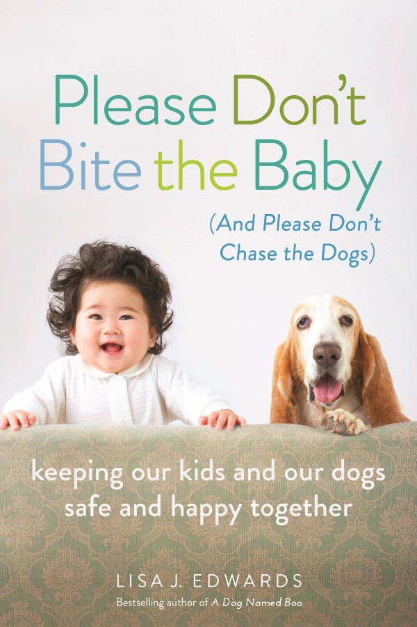 Lisa Edwards wrote Please Don't Bite the Baby after bringing a newborn boy home to her three dogs. 