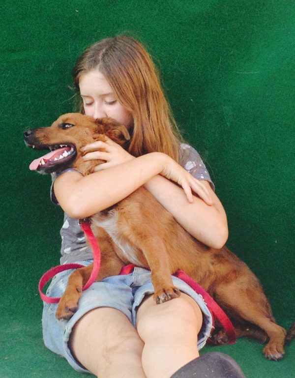 Brooke McAuley's family started fostering for DPS back in 2003 and has saved the lives of hundreds of pets throughout the years. Today she is a volunteer who is busy teaching other kids about the responsibility we all hold when it comes to helping animals. (Photo courtesy DPS)