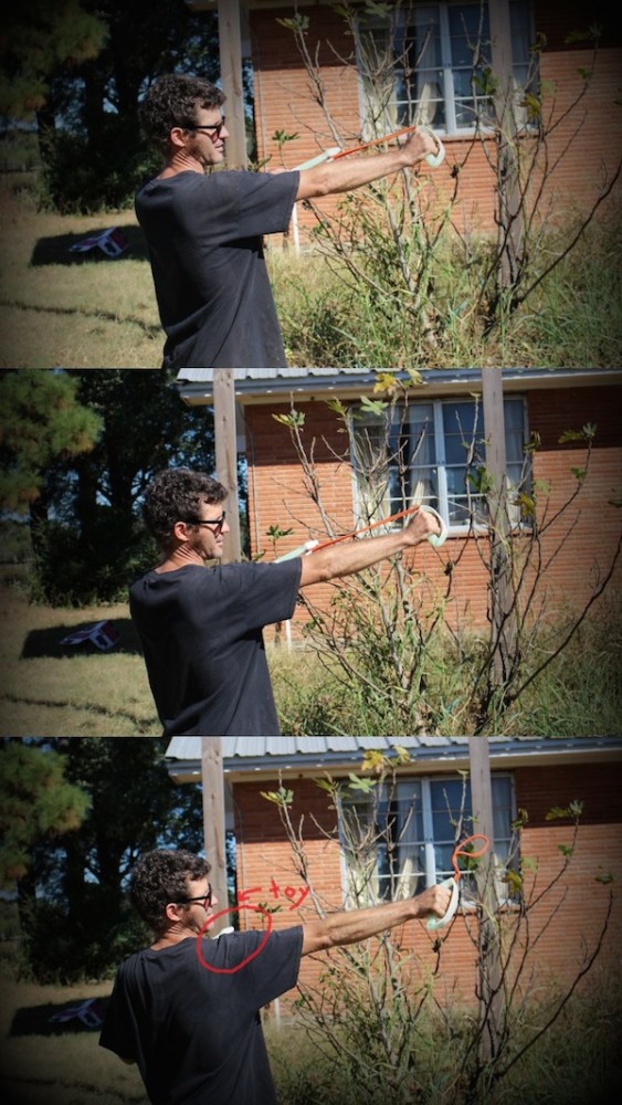 It didn't work for Christian, either. (Photos by Lisa Seger)