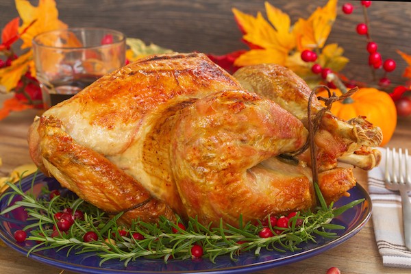 Holiday turkey by Shutterstock.
