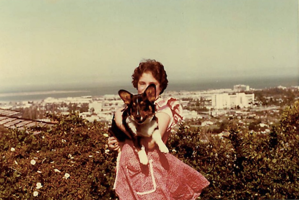 Me and my childhood dog, Golda. (Photo courtesy Rachel Katz)