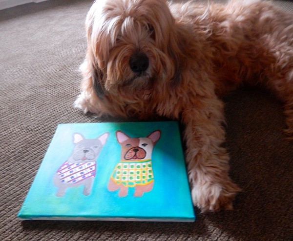 Teddy wants everyone to remember to give their pet their monthly preventable for heartworm disease. Photo provided by Annie Blumenfeld