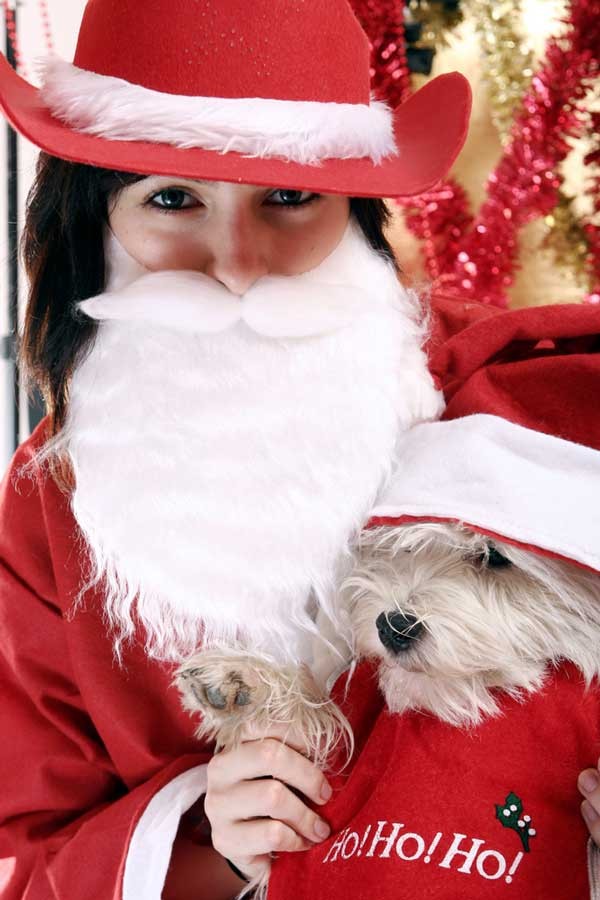 Yes, there is a Mrs. Santa Claus. Dog and Santa by Shutterstock