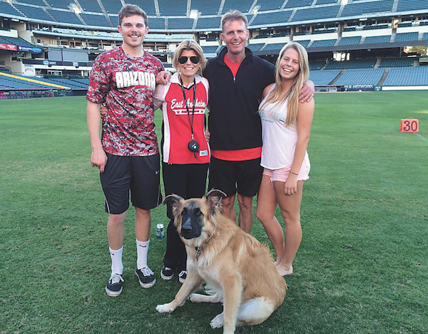 Clyde with his family. (Photo courtesy Barni and Lori Lopas)