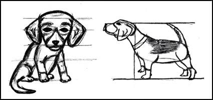 learn how to draw an easy puppy