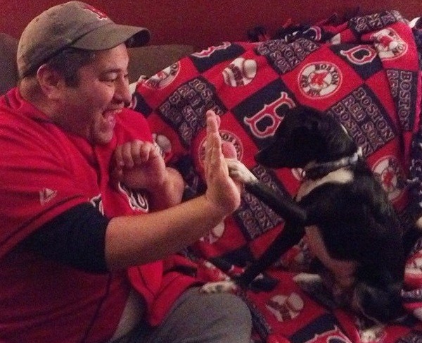 Rocky loves his Red Sox, but now he gets to go see the Padres at Petco Park.