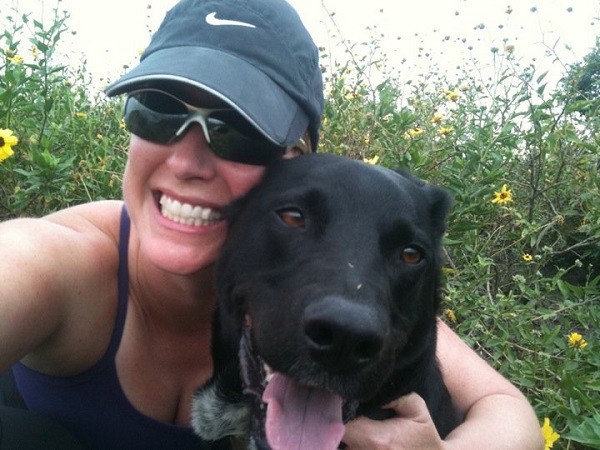 Riggins and me at Runyon (Photo by Wendy Newell)