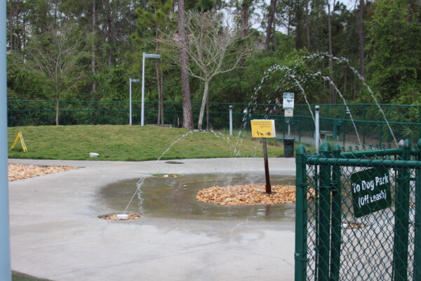 off leash park fountains