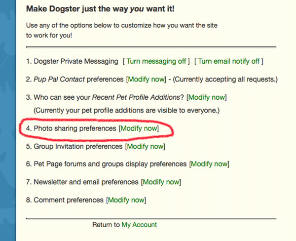 Step 2: Enable Photo Sharing