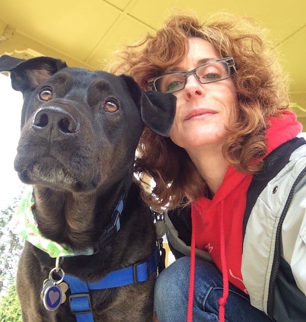 Harris and I on an adventure at the park. (Photo by Chris Corrigan Mendez)