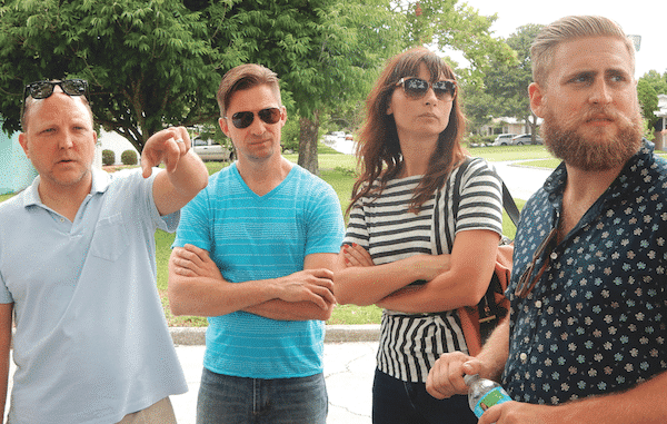 Marley's human co-stars. (Photo courtesy A+E Networks)