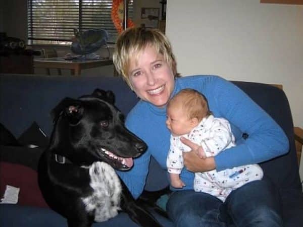 Riggins, Wendy, and "cousin" Logan. (Photo by Christy Newell)