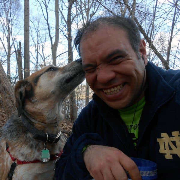 selfie with dog